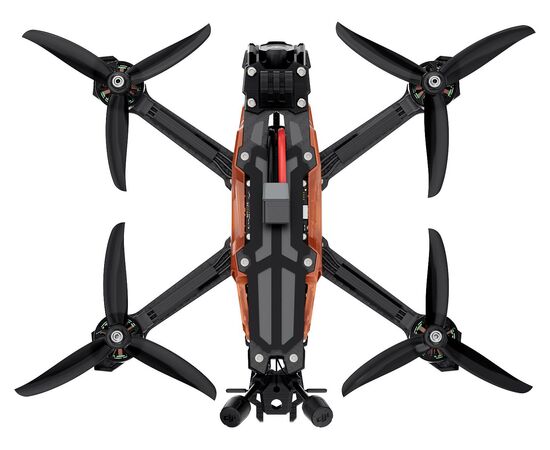 Квадрокоптер GEPRC Vapor-D5/X5 с O4 Air Unit Pro, Версия: X5 (рама Squashed X), Комплектация: Без GPS, Приёмник: BNF-DJI, изображение 6