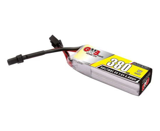Аккумулятор GNB 380мАч 2S 90C LiHV (XT30), изображение 3