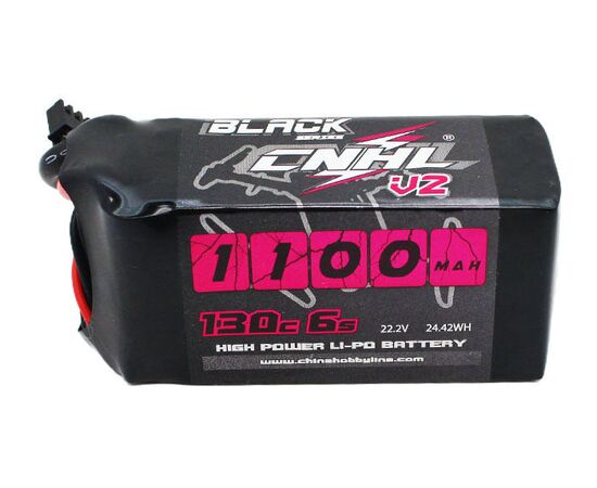 Аккумулятор CNHL Black Series V2.0 1100мАч 6S 130C LiPo (XT60), изображение 2