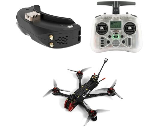 Набор HGLRC Sector D5 Analog (ELRS 2,4 ГГц) от магазина MyDrone Набор HGLRC Sector D5 Analog (ELRS 2,4 ГГц)