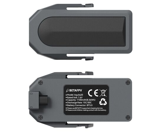 Аккумулятор BETAFPV Aquila20 1100мАч 2S 15C LiHV (BT3.0) (2 шт.), изображение 2
