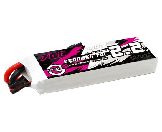 Аккумулятор CNHL G+Plus 2200мАч 2S 70C LiPo (XT60), изображение 3