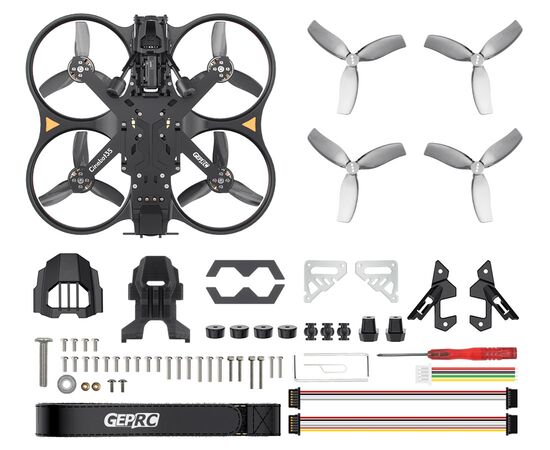 Квадрокоптер GEPRC Cinebot35 с O4 Air Unit Pro, Приёмник: BNF-DJI, изображение 9