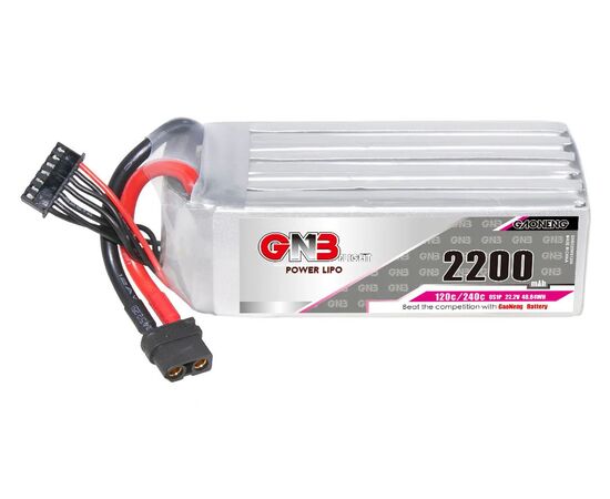 Аккумулятор GNB 2200мАч 6S 120C LiPo (XT60), Версия: 6S, изображение 4
