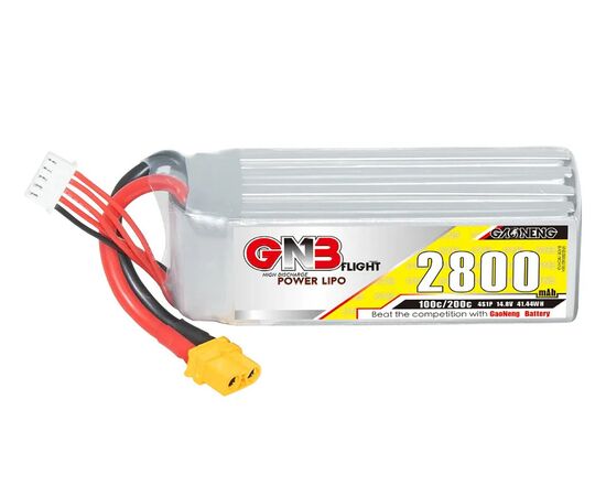 Аккумулятор GNB 2800мАч 4S 100C LiPo (XT60), изображение 4