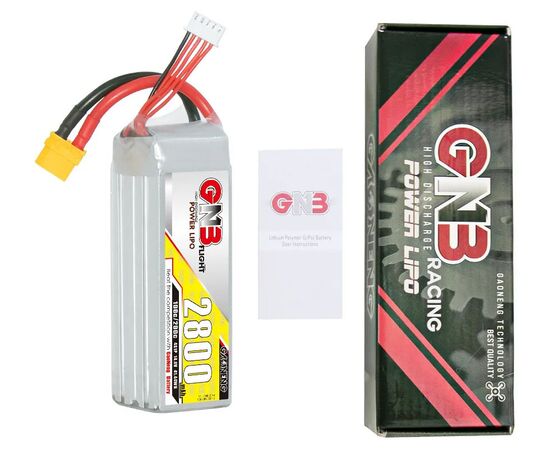 Аккумулятор GNB 2800мАч 4S 100C LiPo (XT60), изображение 5