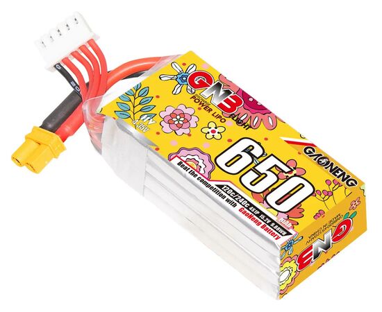 Аккумулятор GNB 650мАч 4S 120C LiHV (XT30), изображение 2