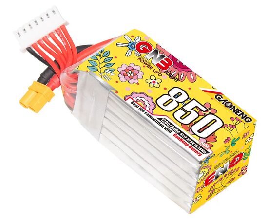 Аккумулятор GNB 850мАч 6S 120C LiHV (XT30), Версия: 6S