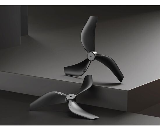 Пропеллеры Gemfan 2218 3-лопастные (Вал 1,5 мм) (2CW+2CCW), Цвет: Чёрный, изображение 3