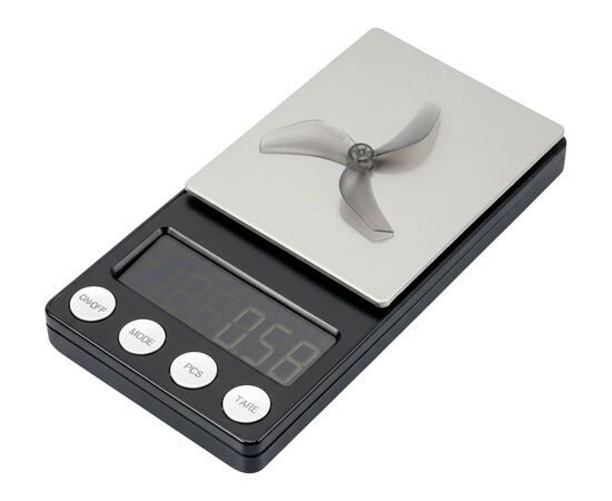 Пропеллеры Gemfan 2218 3-лопастные (Вал 1,5 мм) (2CW+2CCW), Цвет: Прозрачный серый, изображение 2