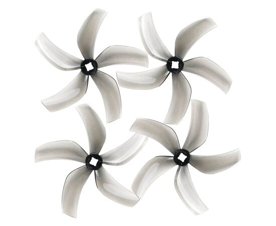 Пропеллеры Gemfan D90 5-лопастные (Прозрачный серый) (M5 / 1,5 мм) (2CW+2CCW), изображение 2