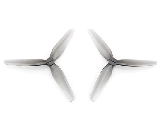 Пропеллеры HQProp T4X2X3 3-лопастные (Серый) (Вал 1,5 мм) (2CW+2CCW), изображение 3