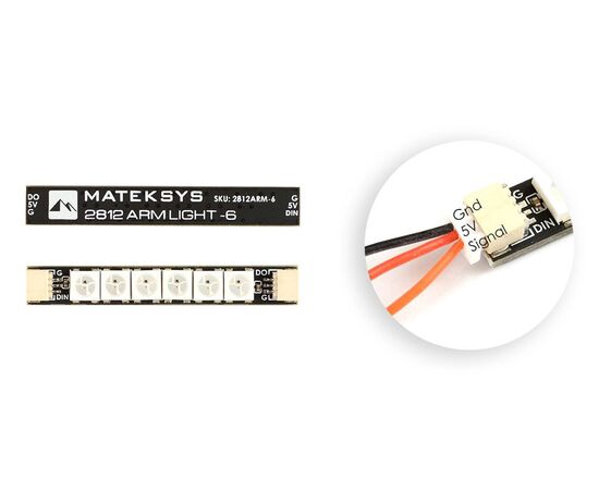 Светодиодная лента MATEKSYS 2812 6LED (4 шт.), изображение 3