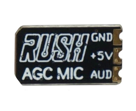 Микрофон RUSHFPV AGC Mic для видеопередатчика, изображение 2