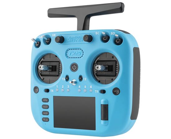 Аппаратура управления RadioMaster TX15 (ELRS), Цвет: Голубой, изображение 2