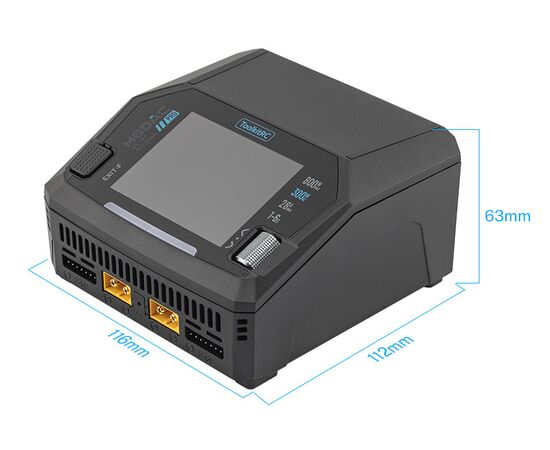Зарядное устройство ToolkitRC M6DAC Pro, Версия: Pro, изображение 6