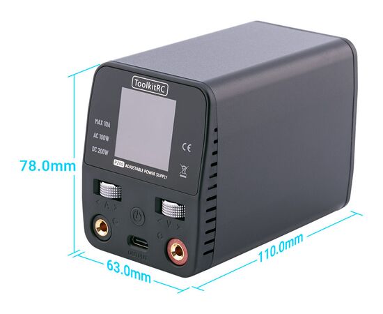 Блок питания ToolkitRC P200 V2, Версия: V2, изображение 6