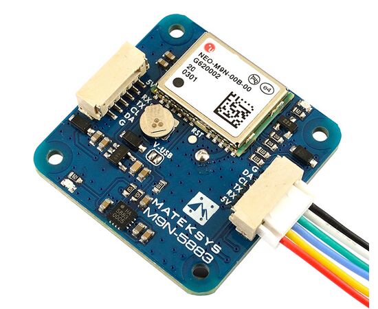 GPS-модуль MATEKSYS M9N-5883 с компасом, изображение 2