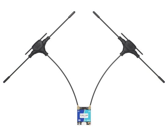 Приёмник GEPRC C3 Gemini Xrossband ELRS (915 МГц / 2,4 ГГц), изображение 3