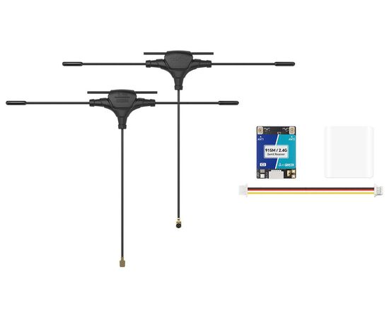 Приёмник GEPRC C3 Gemini Xrossband ELRS (915 МГц / 2,4 ГГц), изображение 7