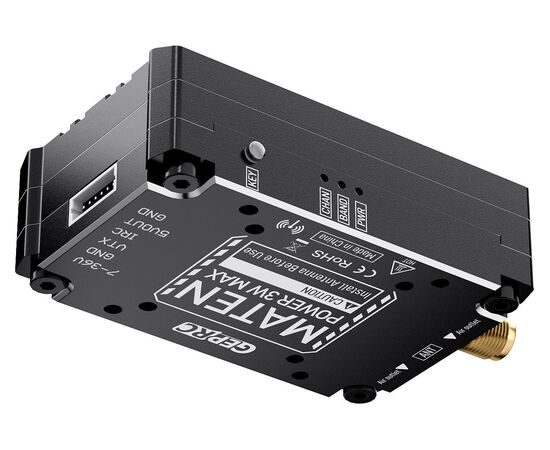 Видеопередатчик GEPRC MATEN 5,8 ГГц 3 Вт VTX PRO V2, Разъём: SMA, изображение 4