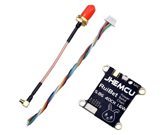 Видеопередатчик JHEMCU Tran-3016W 5,8 ГГц 1,6 Вт, изображение 4