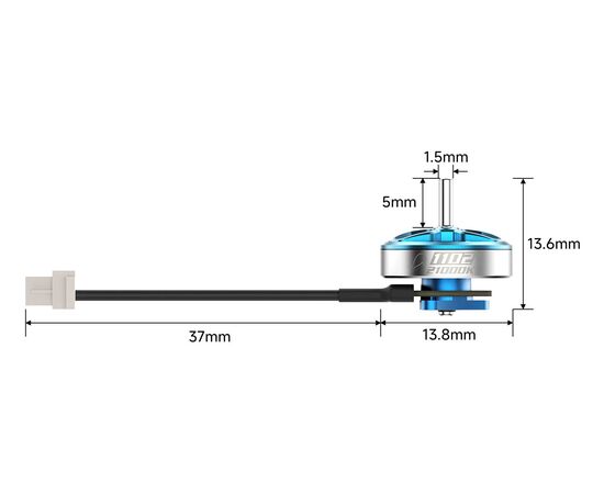 Мотор BETAFPV 1102-21000KV (2026) (4 шт.), изображение 5