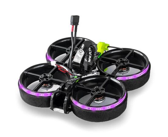 Квадрокоптер Flywoo CineRace20 V1.2 Neon LED (Power Kit), Версия: V1.2, Видеопередача: Отсутствует (Power Kit), Приёмник: PNP (без приёмника), изображение 4