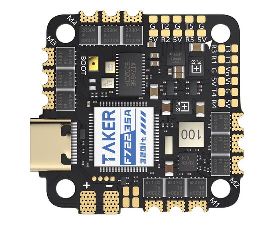 Полётный контроллер GEPRC TAKER F722 35A AIO, изображение 3