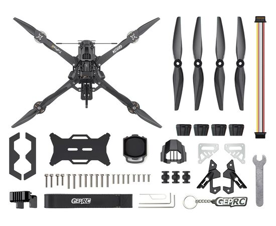 Квадрокоптер GEPRC TriPro6 с O4 Air Unit Pro, Видеопередача: DJI O4 Air Unit Pro, Комплектация: Стандартная, Приёмник: ELRS GemX, изображение 8