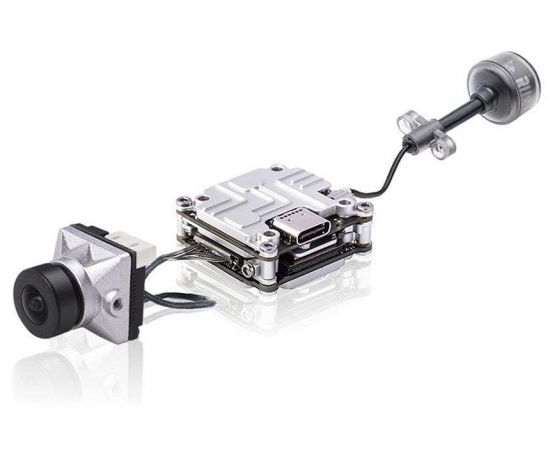 FPV Камера Caddx Nebula Micro + цифровая система Caddx Vista, Комплектация: + кабель 12 см, Цвет: Серый