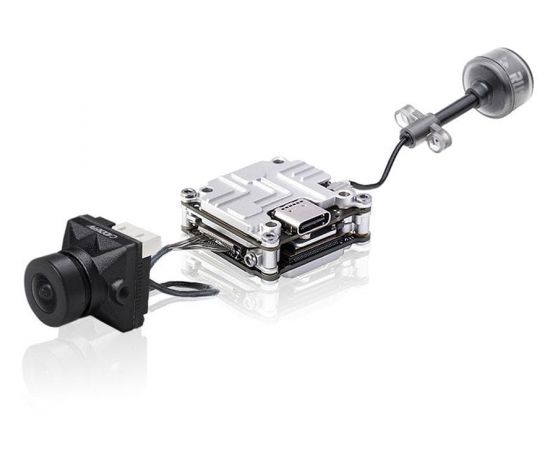 FPV Камера Caddx Nebula Micro + цифровая система Caddx Vista, Комплектация: + кабель 12 см, Цвет: Чёрный